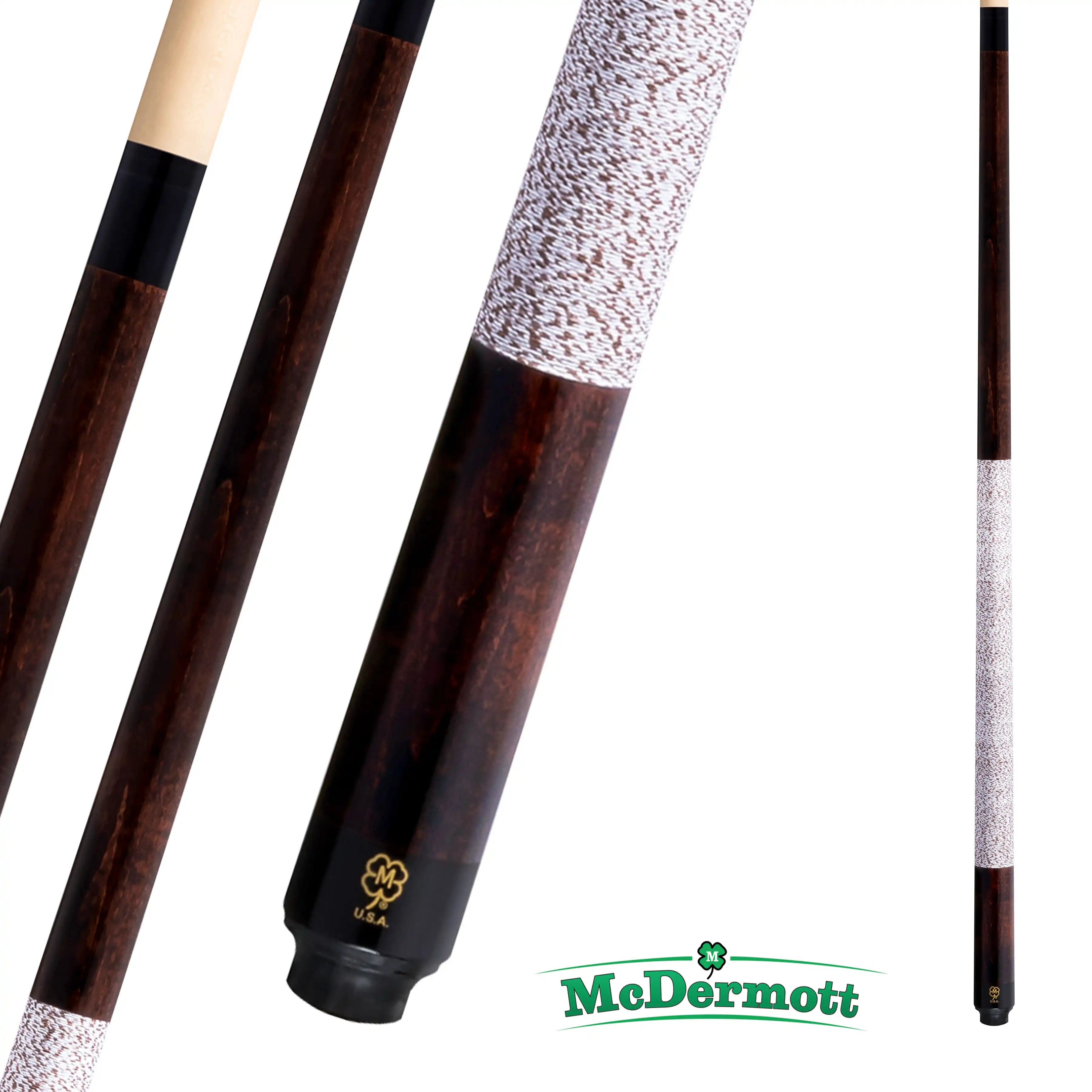 MCDERMOTT POOL CUE GS-SERIES GS13 DARK BROWN 12.5MM 19OZ