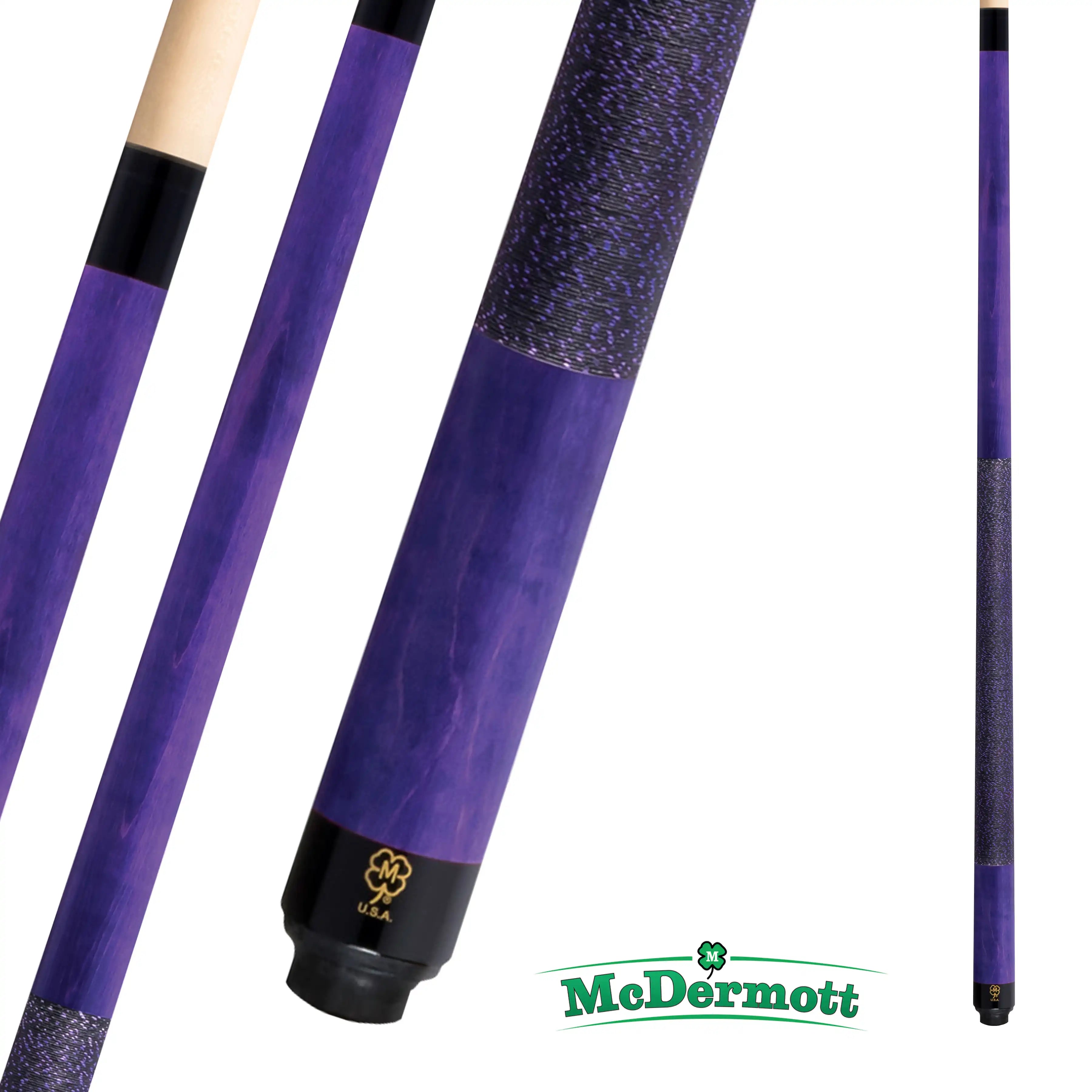 MCDERMOTT POOL CUE GS-SERIES GS14 PURPLE 12.5MM 19OZ
