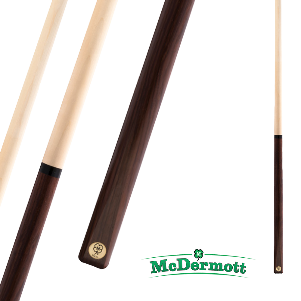 MCDERMOTT SNOOKER CUE SN404 BEIGE AND BROWN 10MM 19OZ