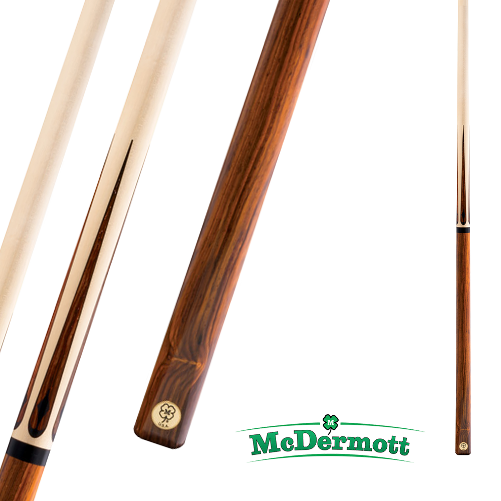 MCDERMOTT SNOOKER CUE SN503 BEIGE AND BROWN 19OZ 10MM