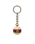 PORTE-CLÉS BOULE DE BILLARD 1 PO NUMÉROTÉE