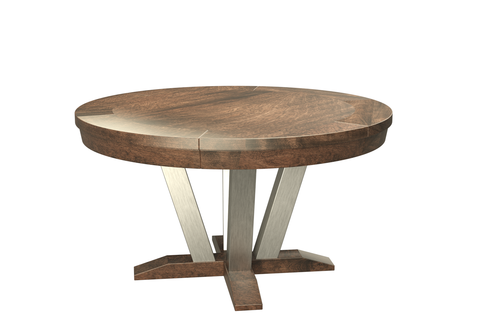 RIVER STAINLESS ROUND GAME TABLE