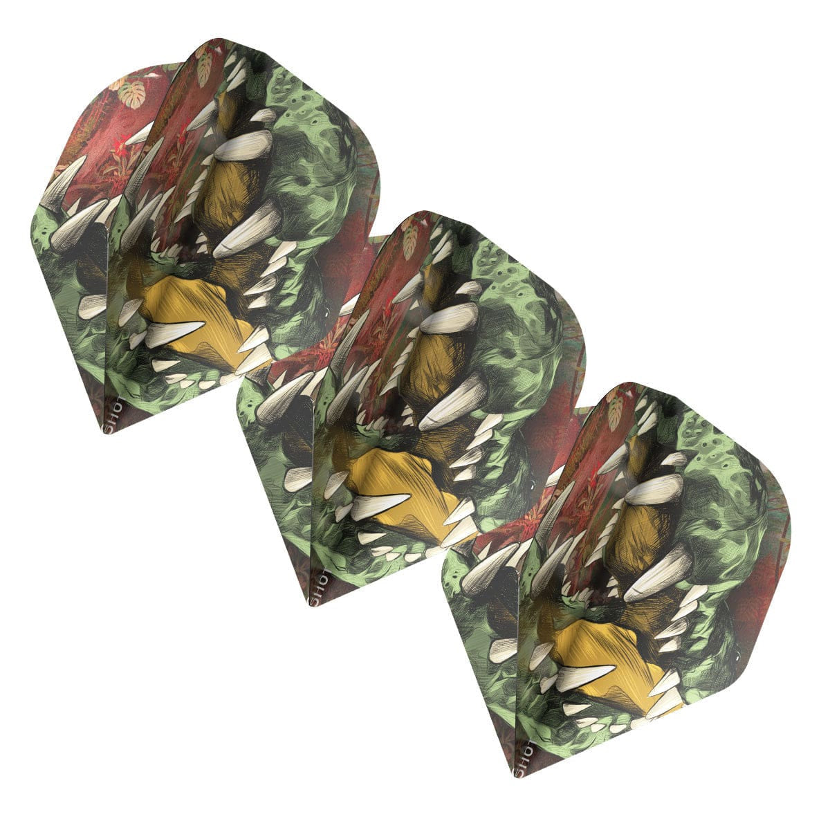 SHOT AMERICANA CHOMP DART FLIGHT SET STANDARD