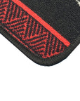 SHOT CARPET DART MAT 1M W X 3M L BLACK AND RED