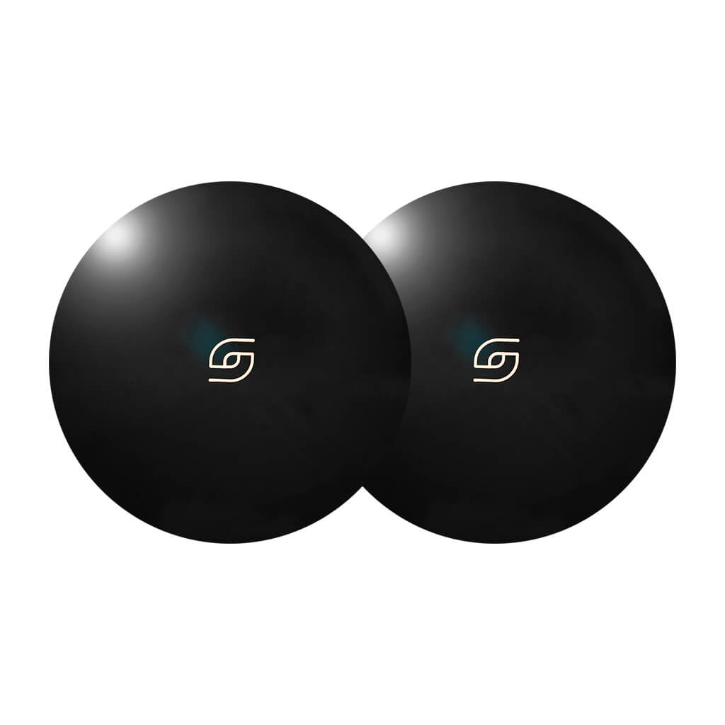 ARAMITH SMALL PHENOLIC BOWLING BALLS - BLACK