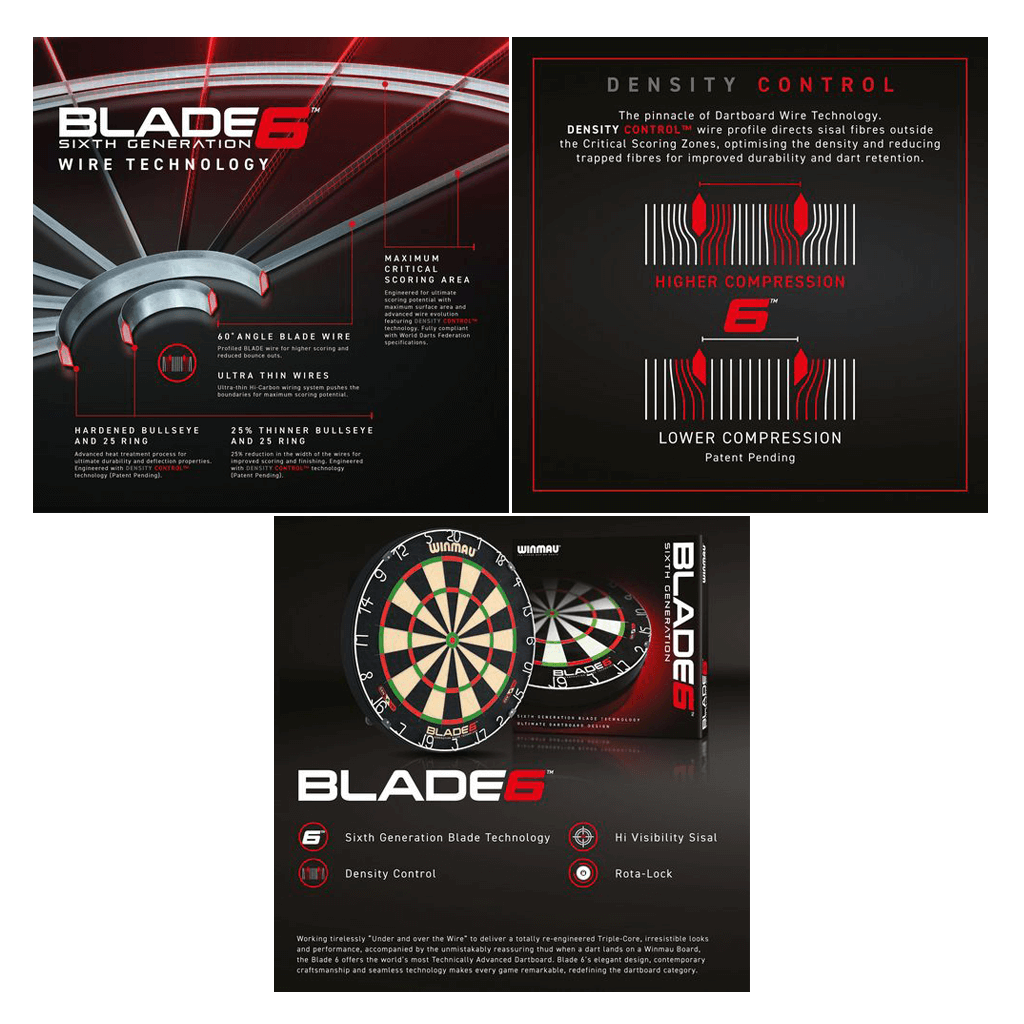 BLADE 6 DARTBOARD WINMAU