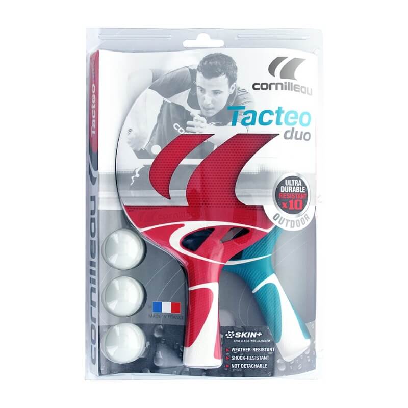 CORNILLEAU TACTEO DUO PING PONG RACKETS