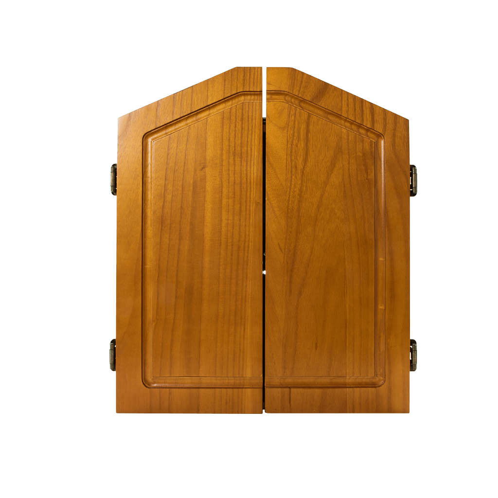 DARTBOARD CABINET WALNUT FINISHED