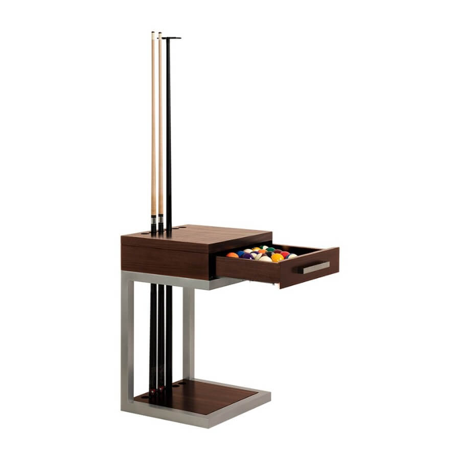 RÉVOLUTION CUE RACK & BALL RACK - WALNUT