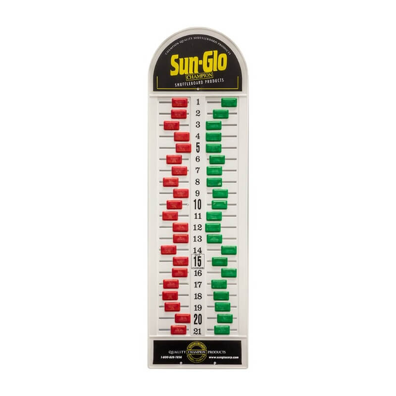 SHUFFLEBOARD SCOREBOARD PLASTIC