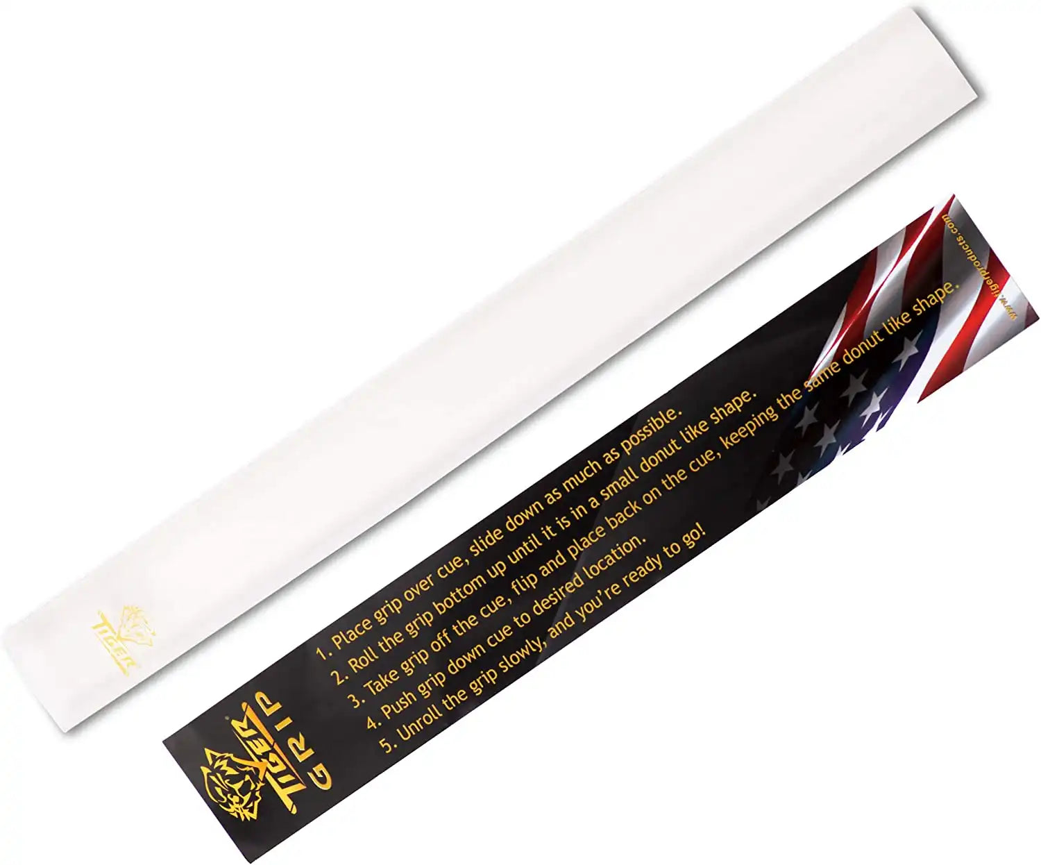 TIGER SILICONE POOL CUE GRIP - CLEAR