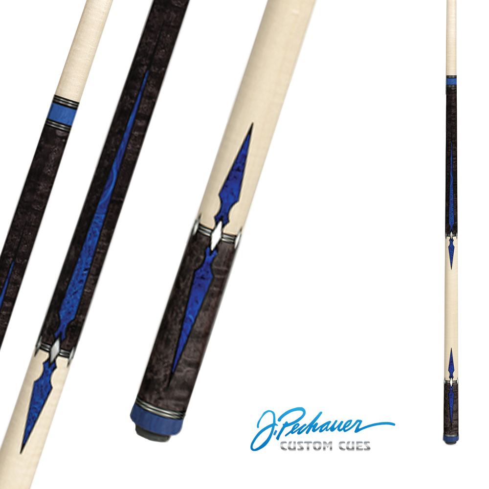 J.PECHAUER POOL CUE P12-N WOOD BUTT 58" 12.5MM