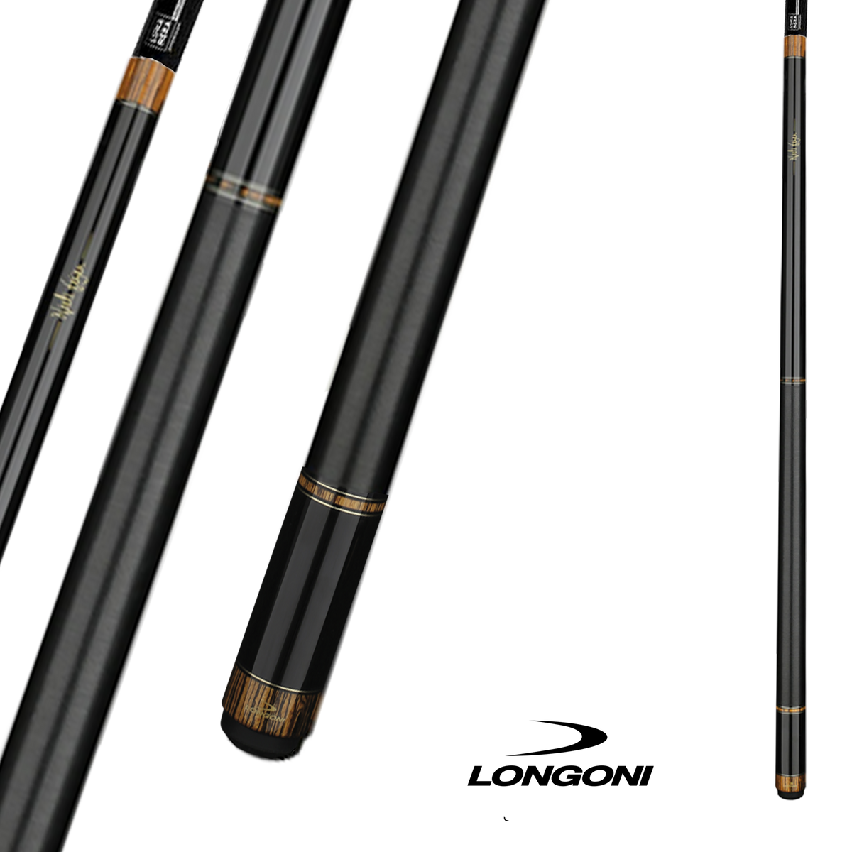 BAGUETTE LONGONI SPARKLE LIN FLÈCHE S30 NOIR/BOIS 12.5MM 19OZ