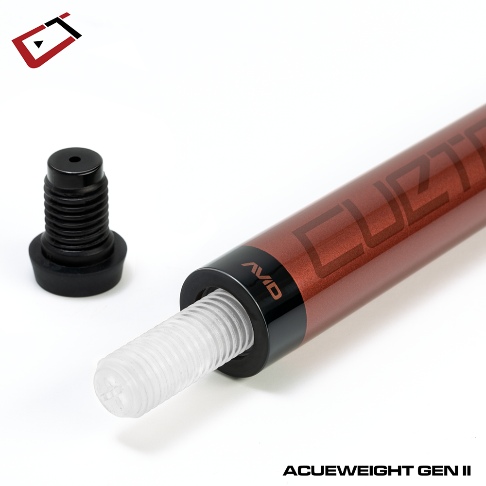 AVID CHROMA BORDEAUX POOL CUE NO WRAP 12.25MM 19OZ