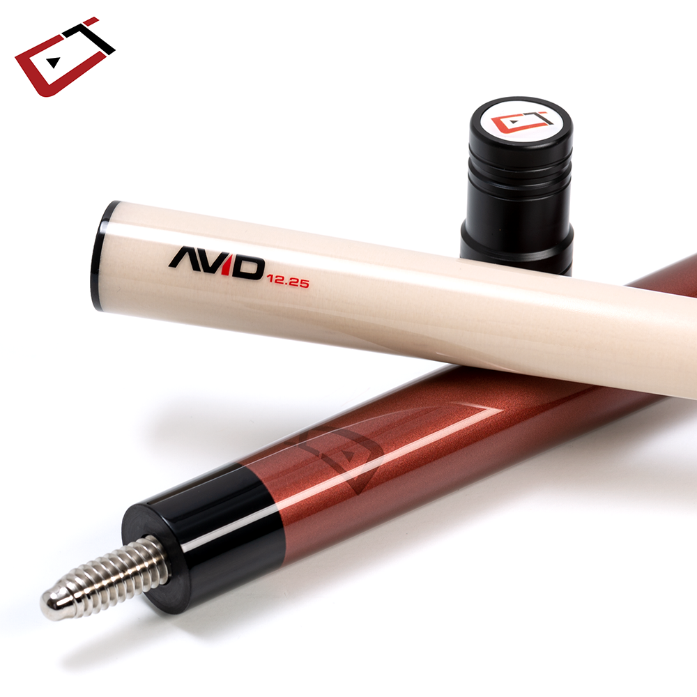 AVID CHROMA BORDEAUX POOL CUE NO WRAP 12.75MM 19OZ