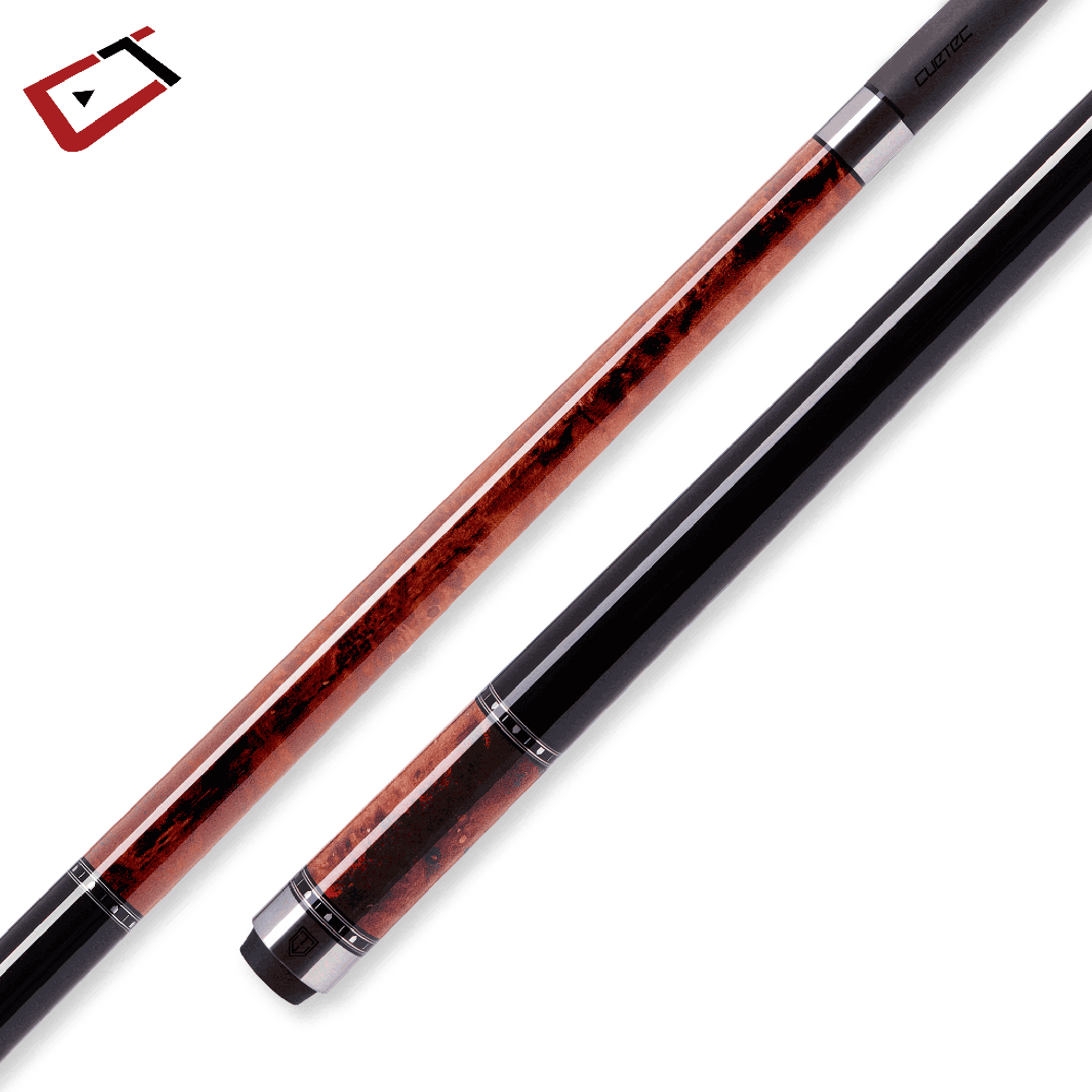 CUETEC CYNERGY TRUEWOOD MAPPA BURL II RED/BLACK NO WRAP 11.8MM 19OZ