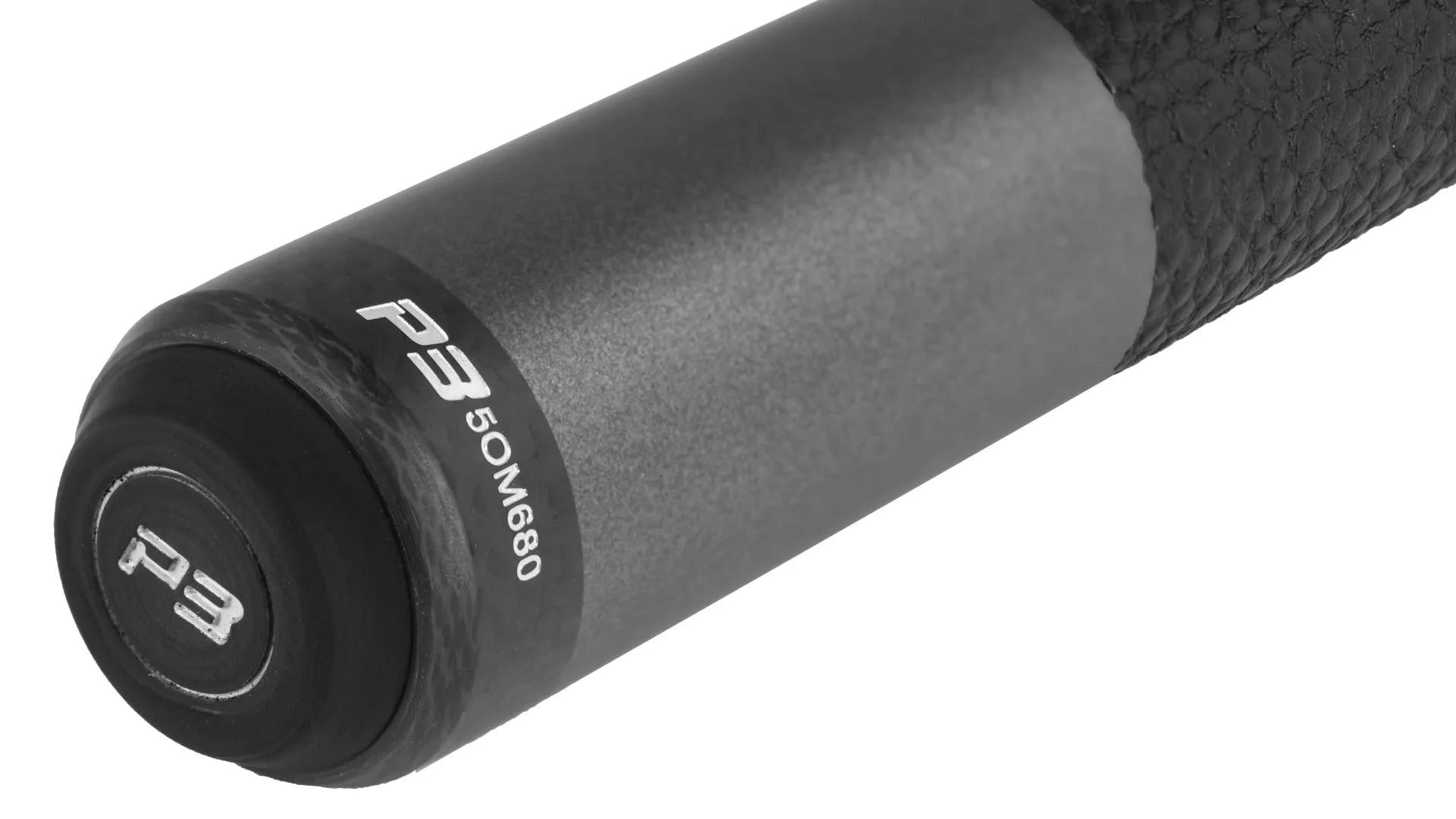 PREDATOR BUTT P3 REVO UNILOC POOL CUE METALLIC GREY LEATHER WRAP