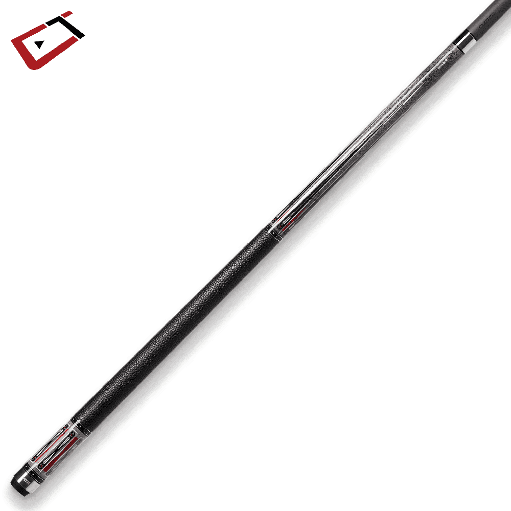 CUETEC CYNERGY NINEBALL SERIES SHARK GRAY STAIN FULL-GRAIN LEATHER WRAP 11.8MM 19OZ