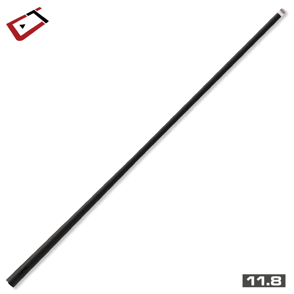 Baguette de billard Cuetec Cynergy Nineball Series, noir encre (Ink Black), grip en cuir pleine fleur, 11,8 mm, 19 oz