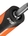 MANCHE PREDATOR P3 FLARE ORANGE UNI-LOC QUICK RELEASE GRIP EN CUIR DE LUXE (FLÈCHE NON-INCLUSE) - ÉDITION LIMITÉE