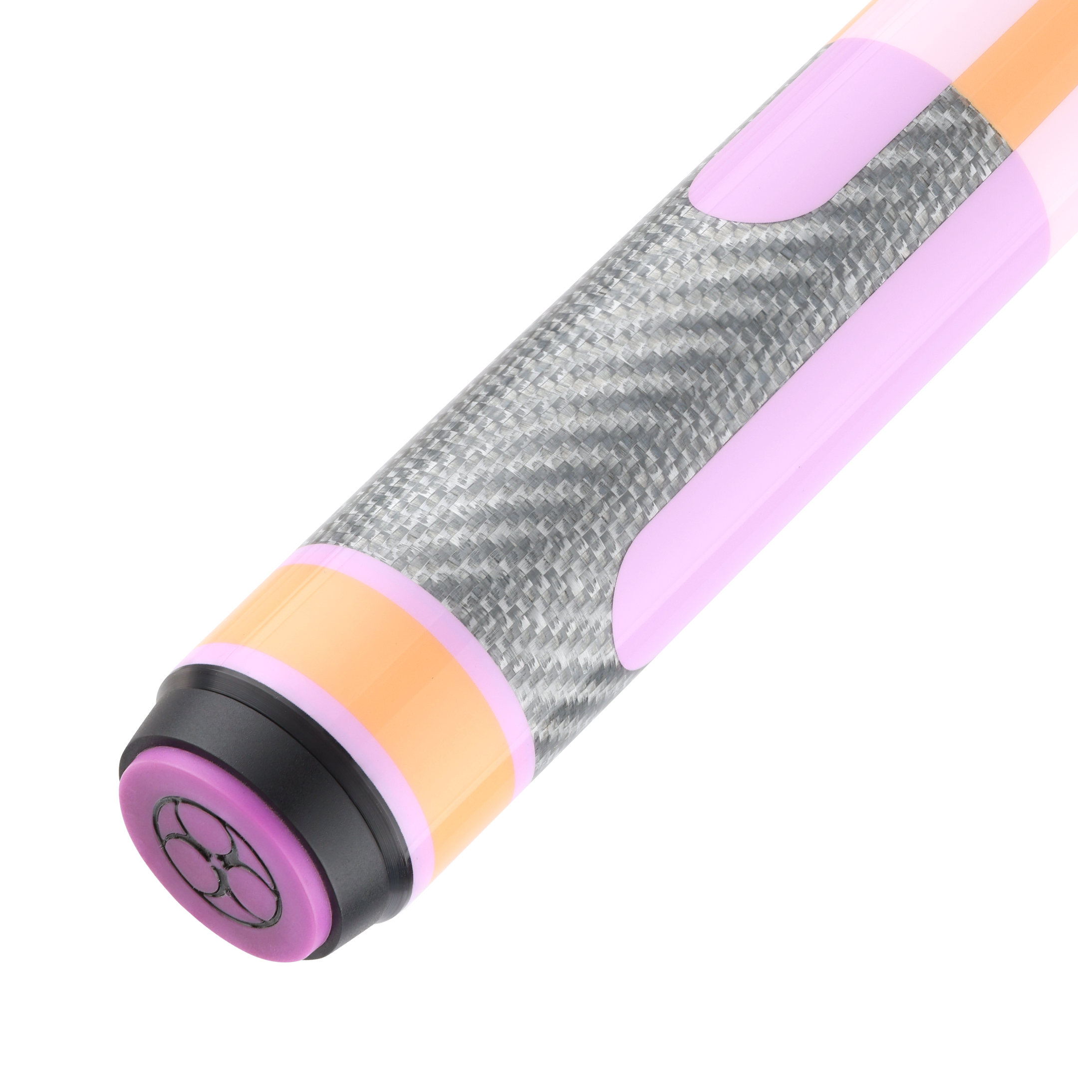 BAGUETTE DE BILLARD POISON CANDY SUGAR AVEC FLÈCHE EN FIBRE DE CARBONE - PÊCHE/LAVANDE - SANS WRAP 12.4MM 19OZ