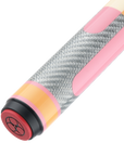 BAGUETTE DE BILLARD POISON CANDY SUGAR AVEC FLÈCHE EN FIBRE DE CARBONE - PÊCHE/ROSE - SANS WRAP 12.4MM 19OZ