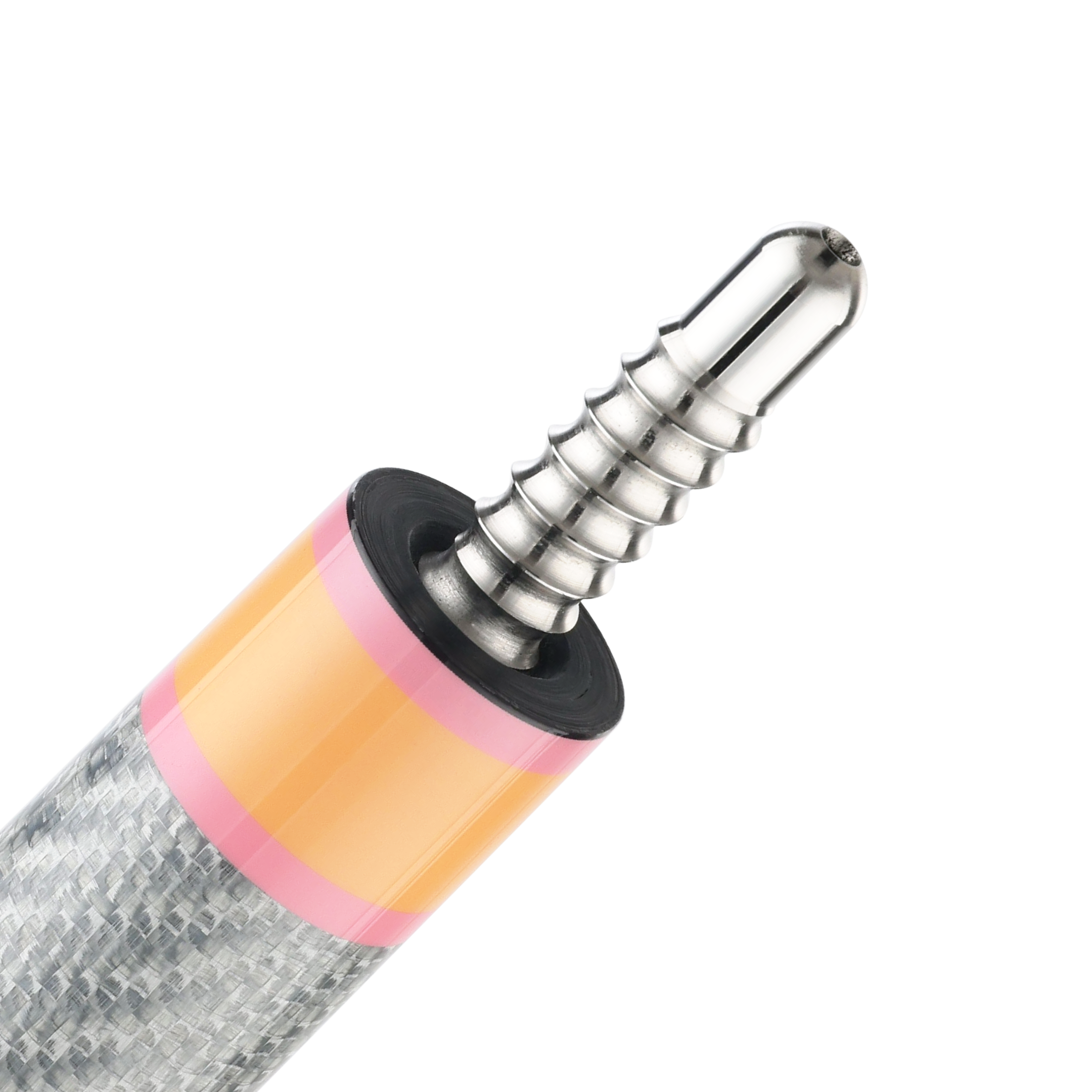 BAGUETTE DE BILLARD POISON CANDY SUGAR AVEC FLÈCHE EN FIBRE DE CARBONE - PÊCHE/ROSE - SANS WRAP 12.4MM 19OZ