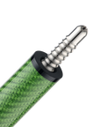 POISON VX BREAK CUE WITH VENOM CARBON FIBER SHAFT - GREEN/PINK - TRICOLOR PATTERN WRAP 13MM 19OZ
