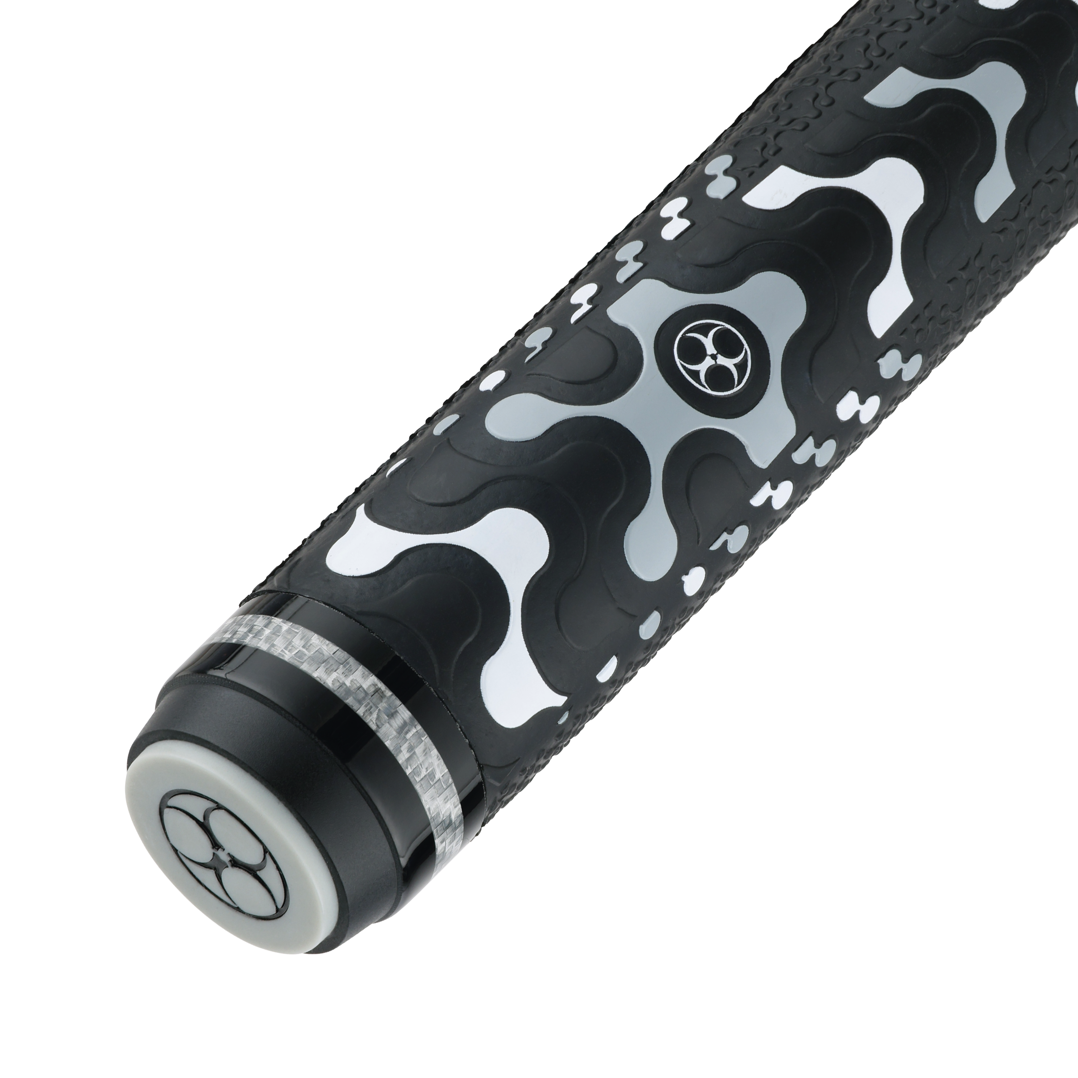 BAGUETTE DE SAUT ET DE CASSE VX AVEC FLÈCHE EN CARBONE - GRISE/NOIRE - WRAP TRICOLORE 13MM 19OZ