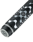 BAGUETTE DE SAUT ET DE CASSE VX AVEC FLÈCHE EN CARBONE - GRISE/NOIRE - WRAP TRICOLORE 13MM 19OZ