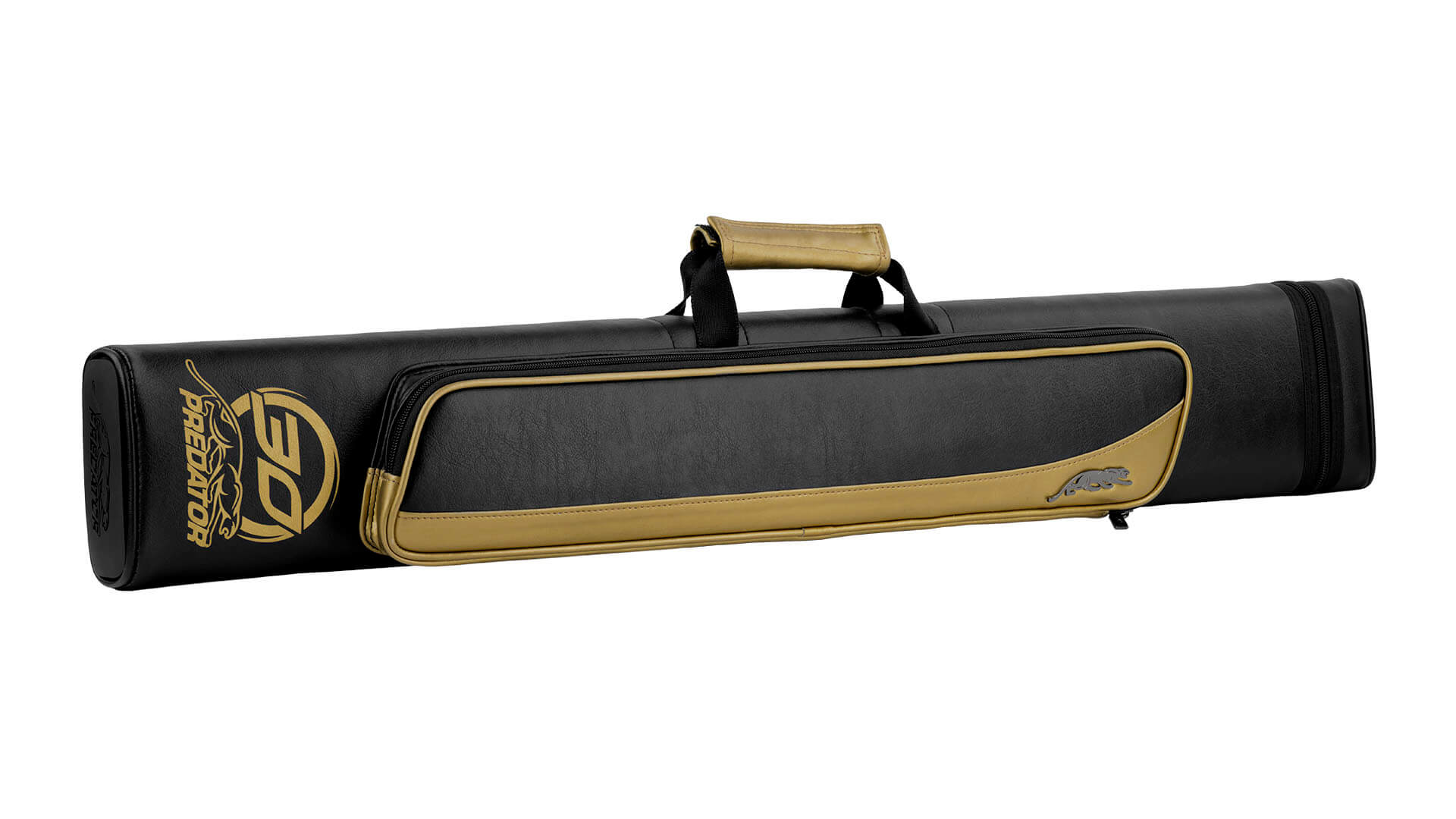 PREDATOR ROADLINE BLACK AND GOLD HARD POOL CUE CASE - 3B/5S