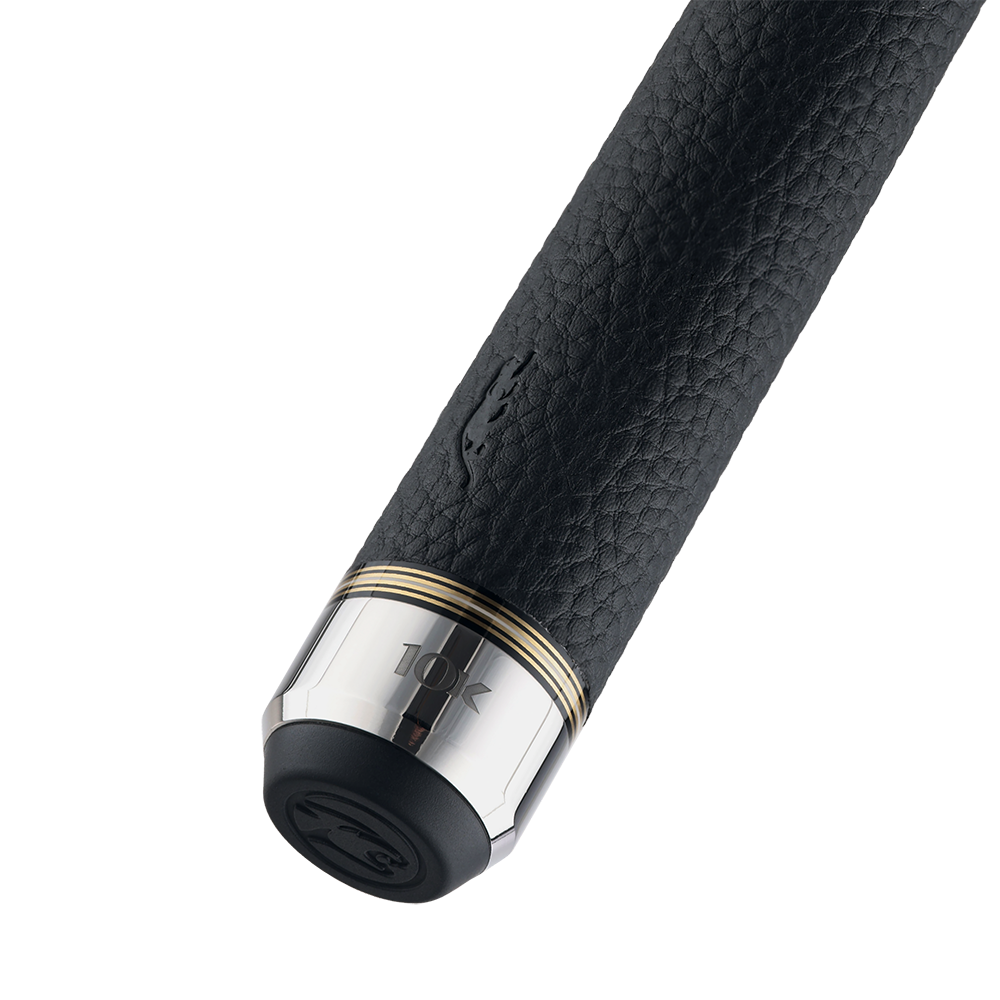 PREDATOR BUTT 10K BLACK PAINTED MAPLE UNI-LOC LEATHER LUXE WRAP (SHAFT NON INCLUDED) - LIMITED EDITION
