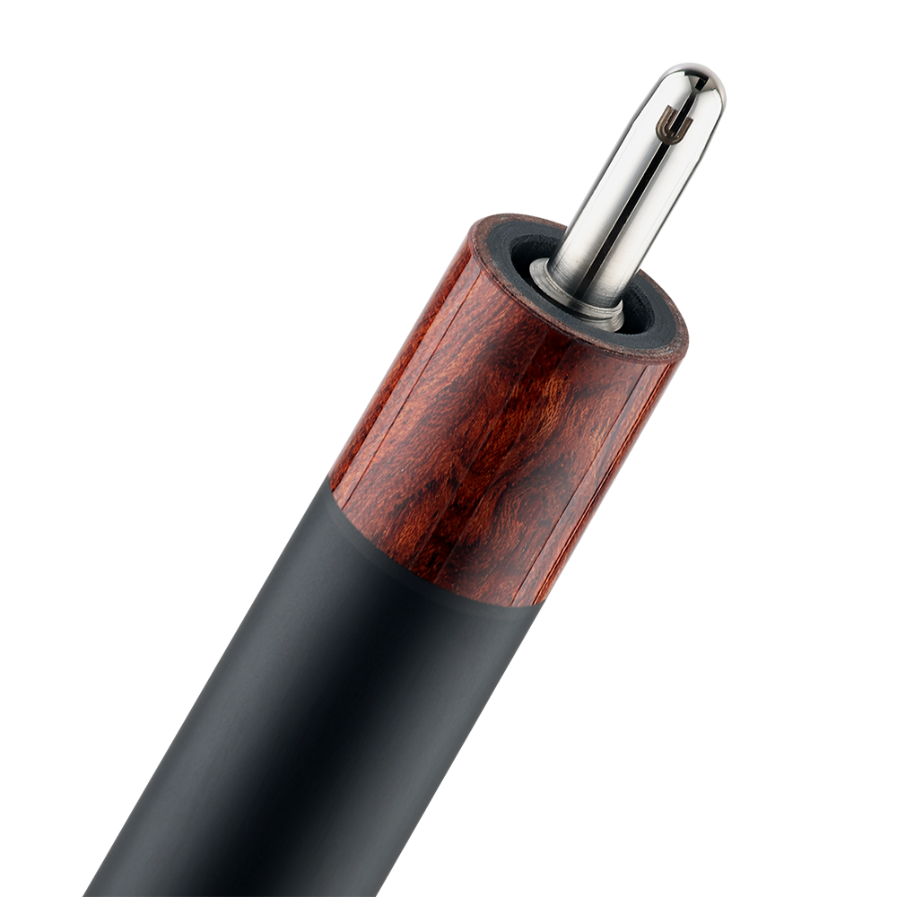 MANCHE DE BAGUETTE DE BILLARD SP2 - BOIS PALISSANDRE AVEC STYLE EXOTIQUE GRIP EN CUIR DE LUXE UNI-LOC - ÉDITION LIMITÉE