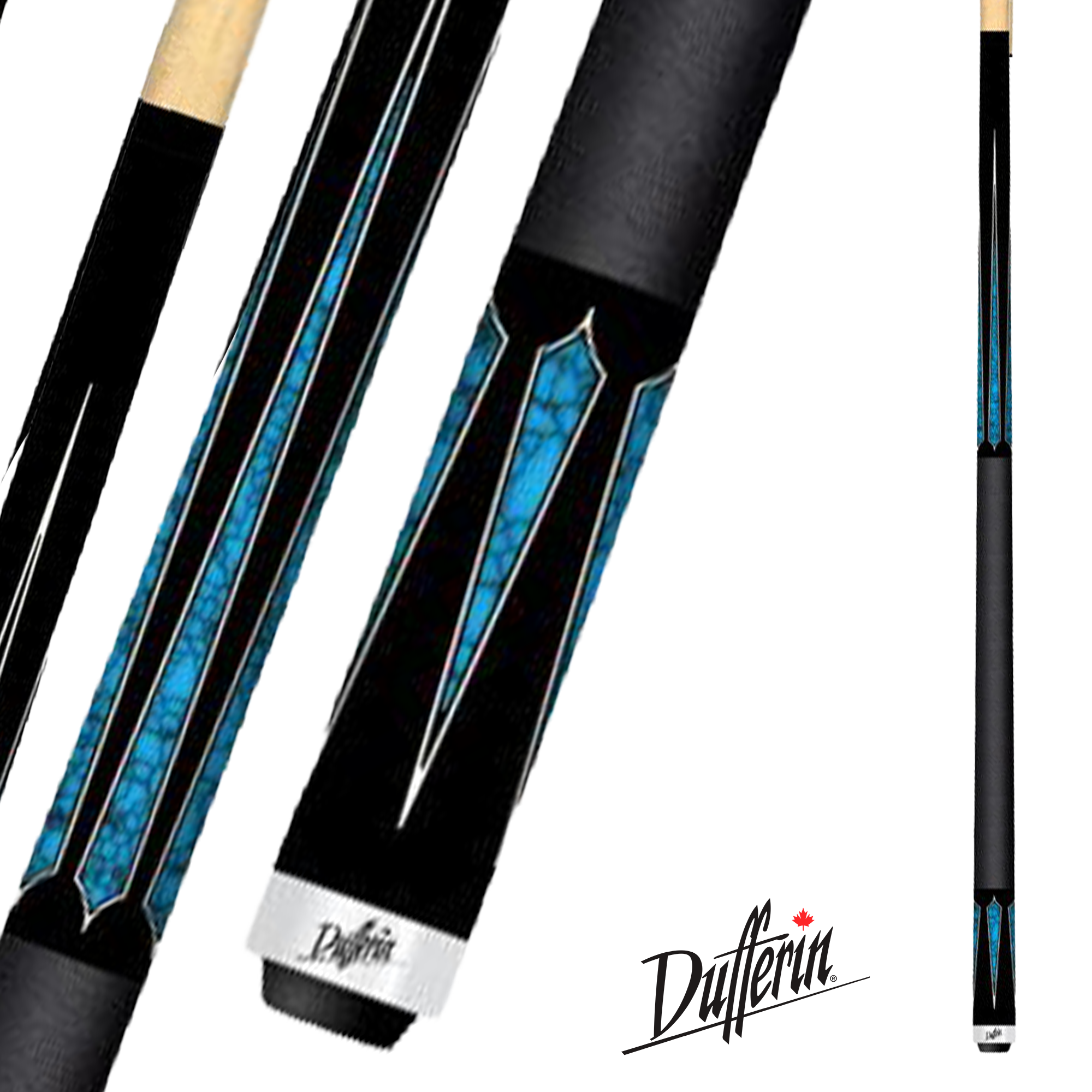 BAGUETTE DE BILLARD DUFFERIN STONE ICK SERIES ICK-1R BLEUE GRIP 13MM 19OZ