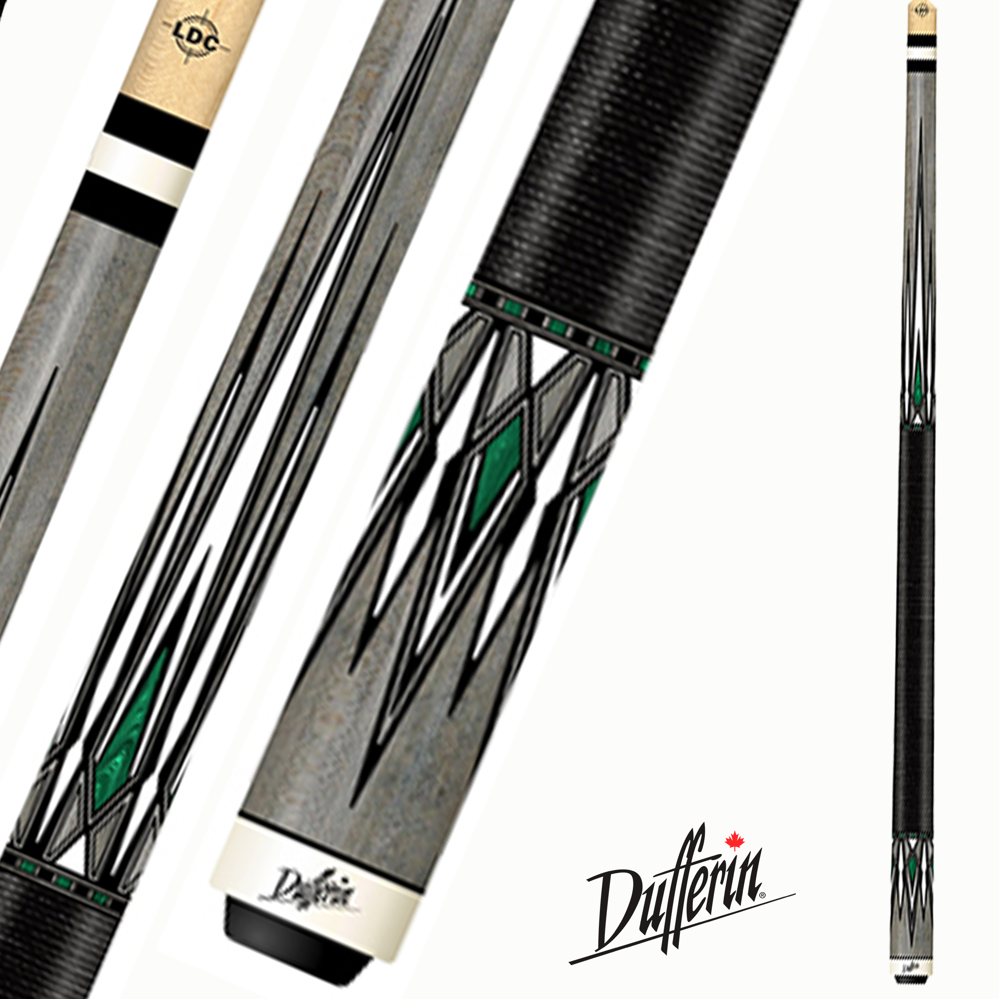BAGUETTE DE BILLARD DUFFERIN 500 SERIES 548 FLÈCHE TECH GRISE 13MM 19OZ