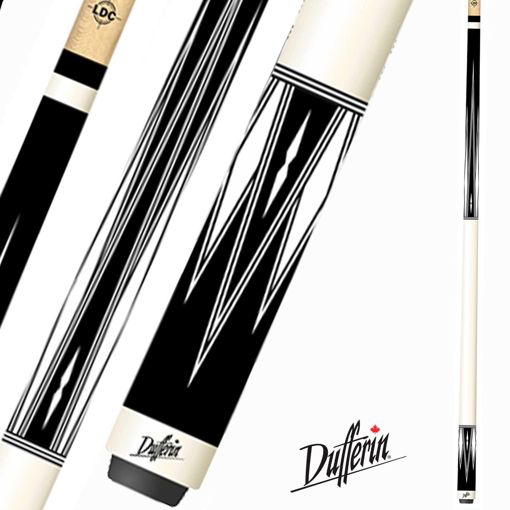 BAGUETTE DE BILLARD DUFFERIN 500 SERIES 549 FLÈCHE TECH BLANCHE 13MM 19OZ