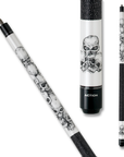 ACTION ADV60 ADVENTURE SERIES POOL BLACK & WHITE WITH SKULLS DESIGN - 13 MM 19OZ