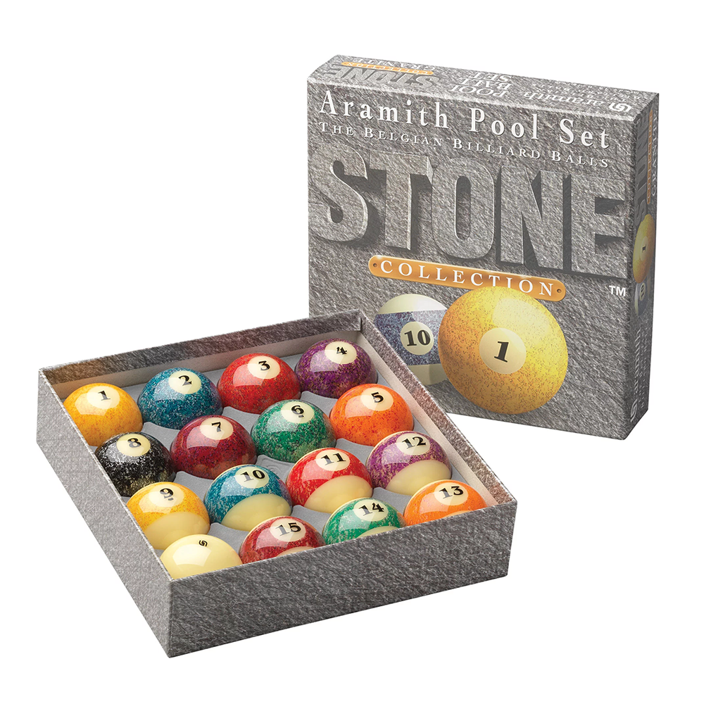 JEU DE BILLES DE BILLARD ARAMITH STONE - 2 1/4 PO