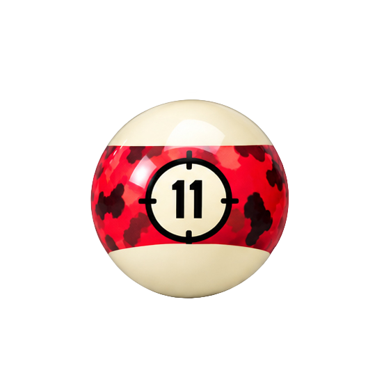 BILLES DE BILLARD INDIVIDUELLES ARAMITH CAMOUFLAGE - 57,2 MM (2 1/4 PO)