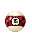 BILLES DE BILLARD INDIVIDUELLES ARAMITH CAMOUFLAGE - 57,2 MM (2 1/4 PO)