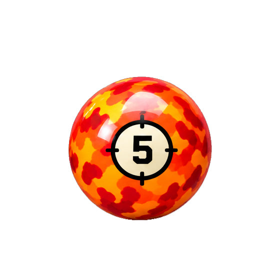 BILLES DE BILLARD INDIVIDUELLES ARAMITH CAMOUFLAGE - 57,2 MM (2 1/4 PO)