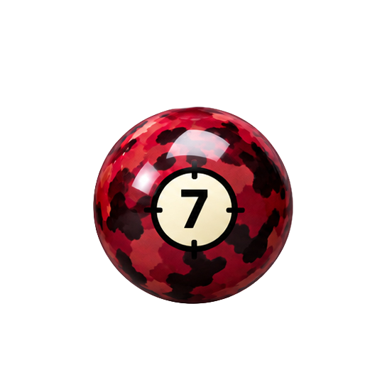 BILLES DE BILLARD INDIVIDUELLES ARAMITH CAMOUFLAGE - 57,2 MM (2 1/4 PO)