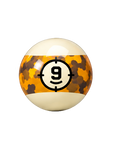 BILLES DE BILLARD INDIVIDUELLES ARAMITH CAMOUFLAGE - 57,2 MM (2 1/4 PO)