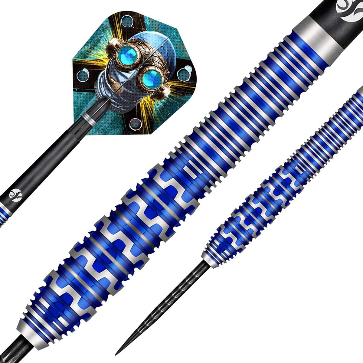 SHOT BADLANDS TOVA STEEL TIP DART SET - 90% TUNGSTEN BARRELS