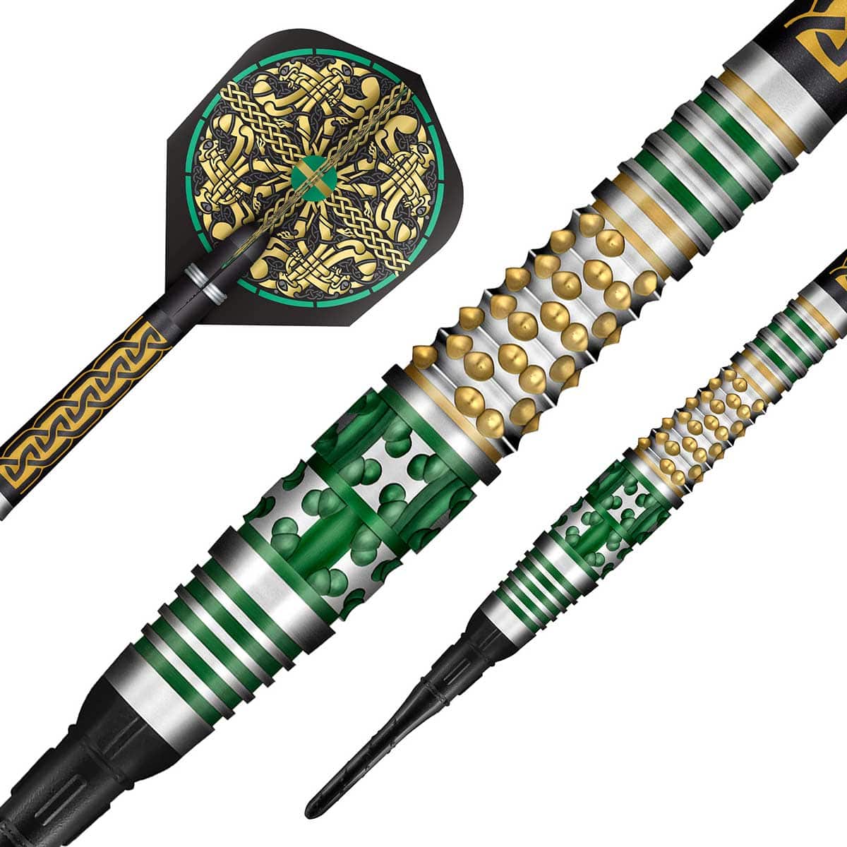 SHOT CELT CERNUNNOS SOFT TIP DART SET - 90% TUNGSTEN BARRELS