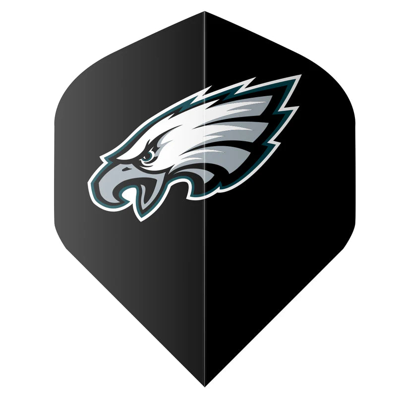 SHOT NFL EAGLE DART FLIGHT SET - BLACK