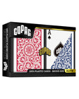 COPAG PLASTIQUE BRIDGE  DECKCARDS 1546 REGULAR RED AND BLUE