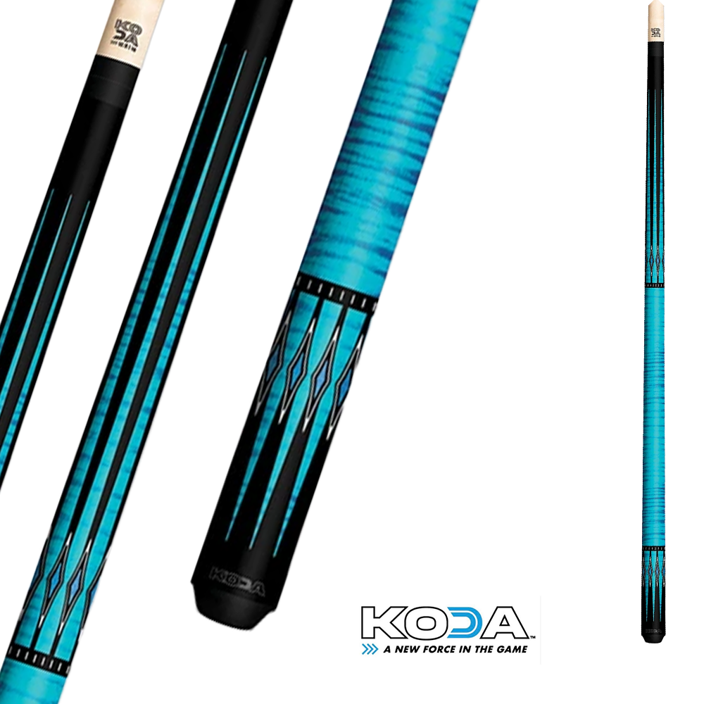 BAGUETTE DE BILLARD KODA SPORTS KD55BL - BLEUE 12.5MM 19OZ