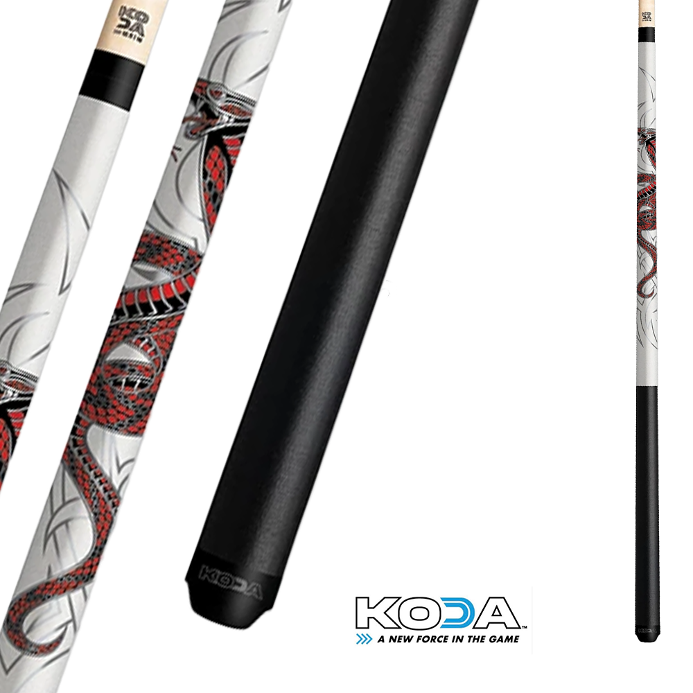 BAGUETTE DE BILLARD KODA SPORTS KDV40WH BLANCHE 12.5MM 19OZ