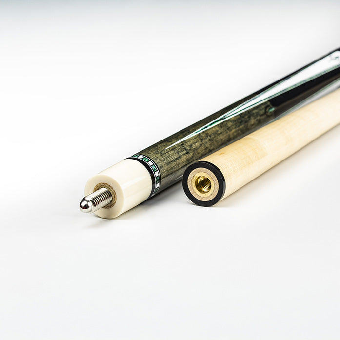 BAGUETTE DE BILLARD PEARSON ENCORE SERIES - FLÈCHE EN CARBONE WRAP EN LIN GRIS 12.5MM